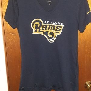 Ladies rams tee shirt
